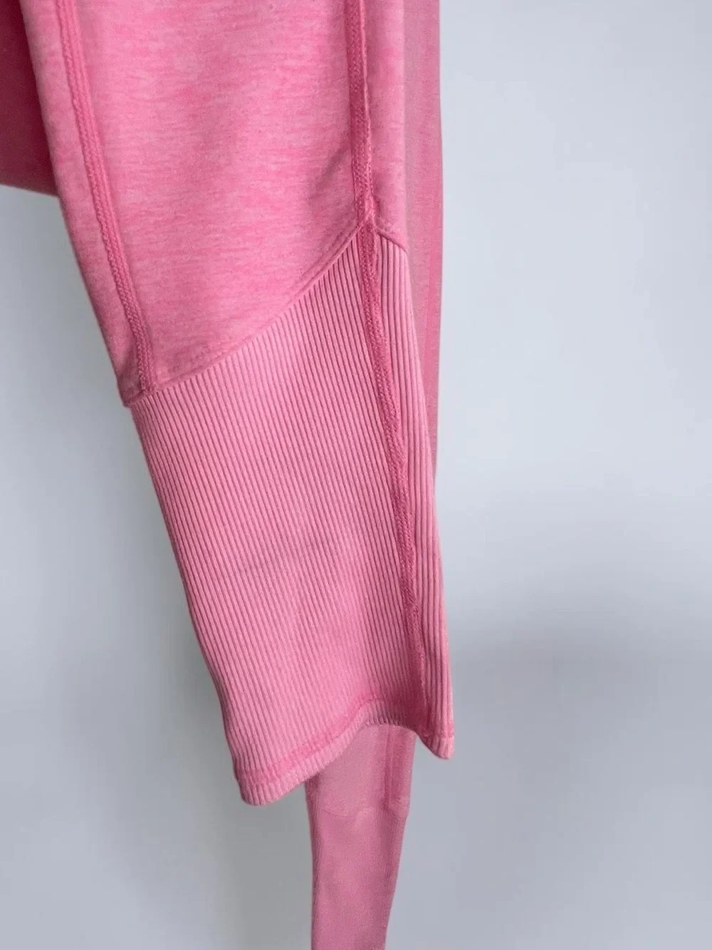 ALO Yoga Pink Heathered High-Rise Seamless Leggings